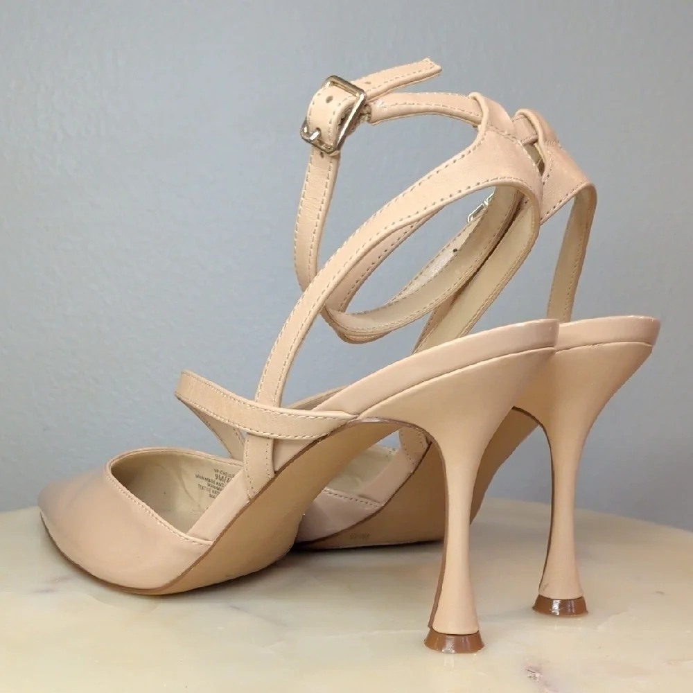 Nude Vince Camuto VP CHELLIE Strappy Heels